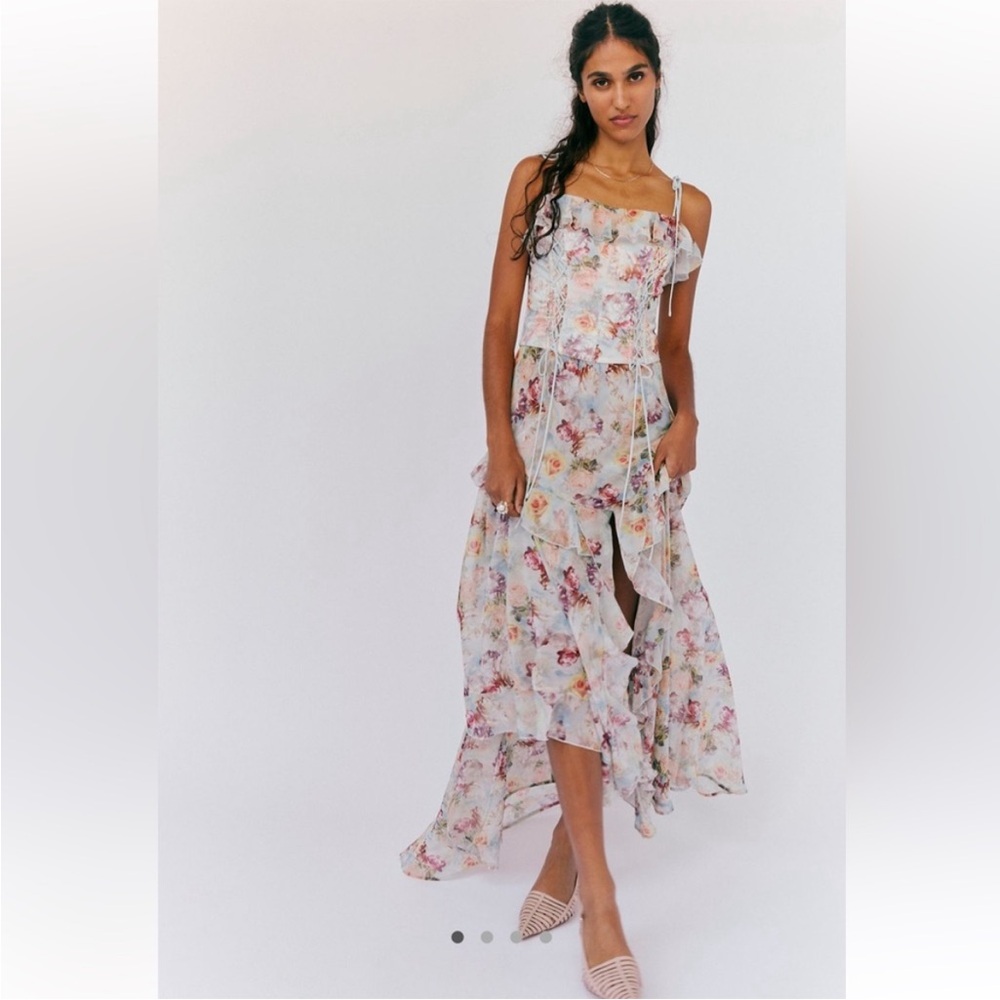 For Love & Lemons Casey Maxi Dress |